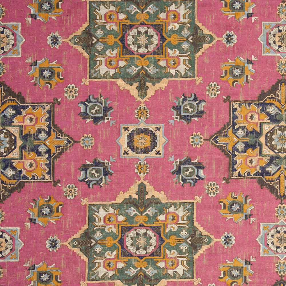 Malatya Azalea by Clarke And Clarke Fabric CLARKE & CLARKE ANATOLIA VISCOSE - 82%;POLYESTER - 18% Turkey HEAVY Horizontal: 26.77 and Vertical: 19.29 55 - Fabric Carolina -