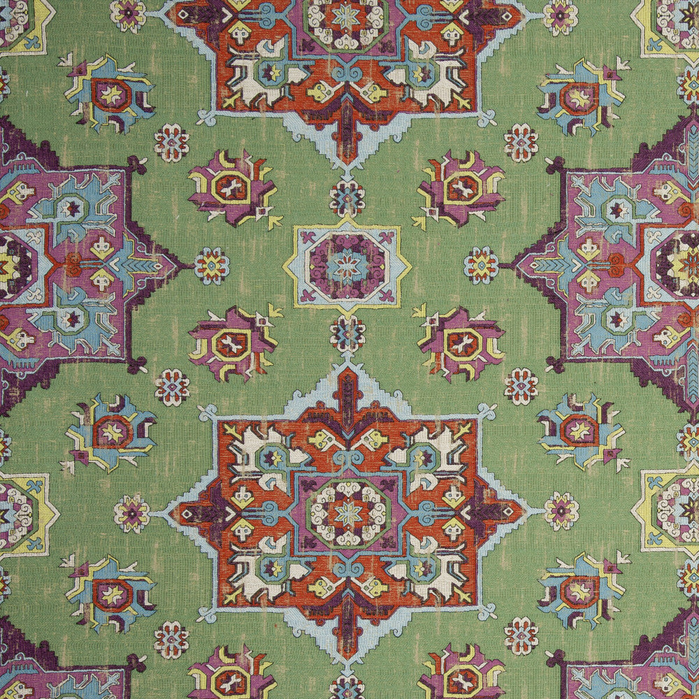 Malatya Basil by Clarke And Clarke Fabric CLARKE & CLARKE ANATOLIA VISCOSE - 82%;POLYESTER - 18% Turkey HEAVY Horizontal: 26.77 and Vertical: 19.29 55 - Fabric Carolina -