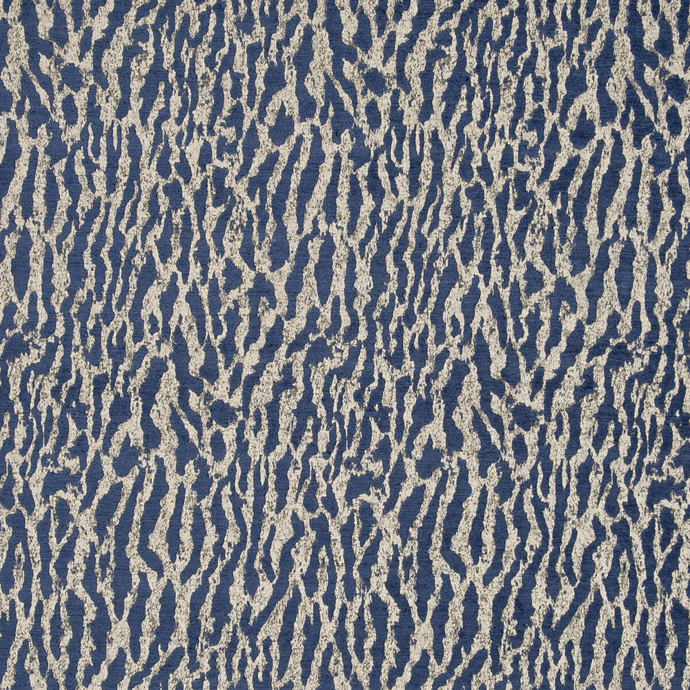 Gautier Indigo by Clarke And Clarke Fabric CLARKE & CLARKE LATOUR VISCOSE - 70%;COTTON - 30% Turkey HEAVY Horizontal: 9.25 and Vertical: 20.47 56 - Fabric Carolina -