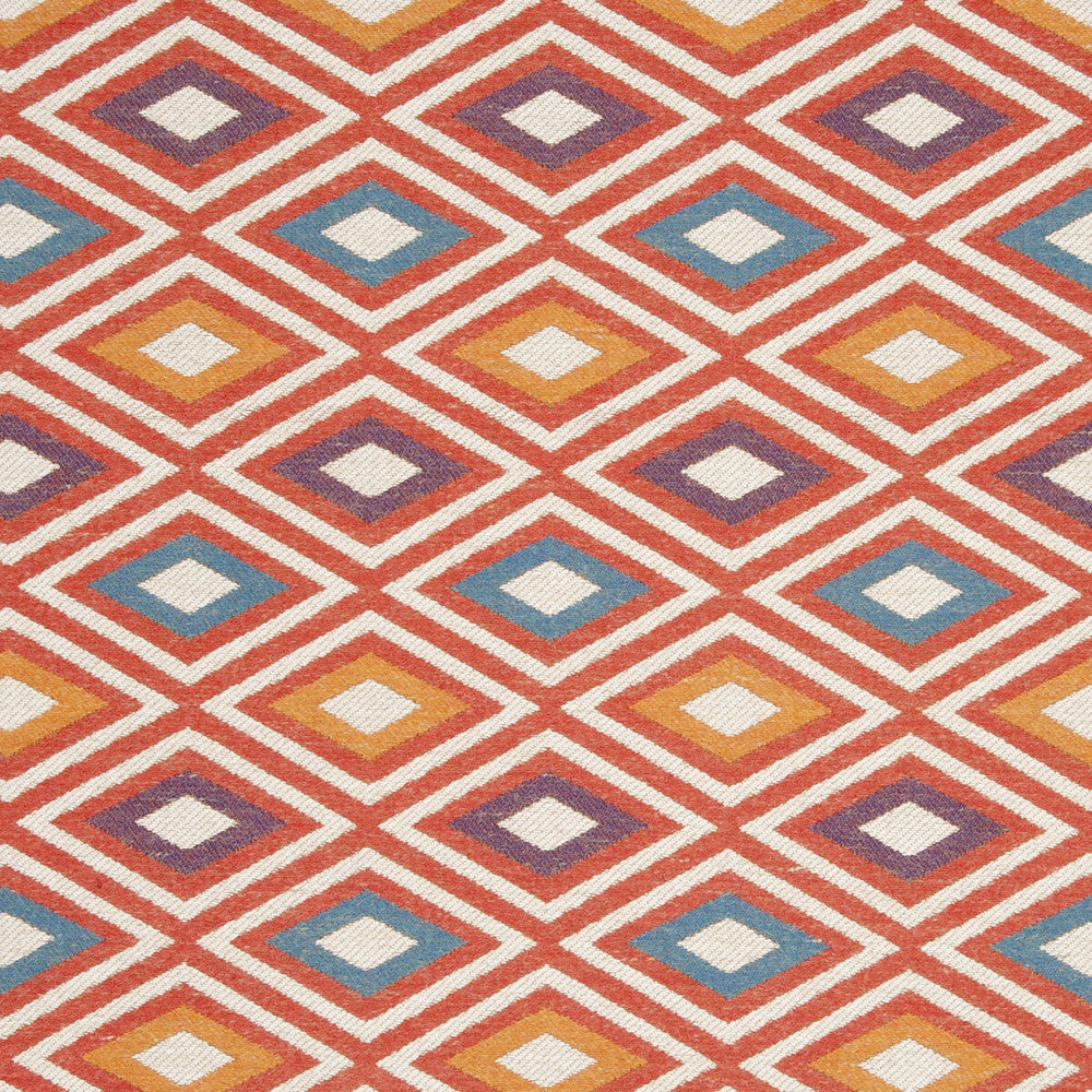 Cherokee Cayenne by Clarke And Clarke Fabric CLARKE & CLARKE NAVAJO VISCOSE - 56%;COTTON - 18%;LINEN - 14%;POLYESTER - 12% Turkey HEAVY Horizontal: 6.97 and Vertical: 14.06 54 - Fabric Carolina -
