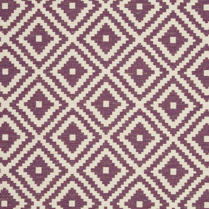 Tahoma Plum by Clarke And Clarke Fabric CLARKE & CLARKE NAVAJO VISCOSE - 54%;COTTON - 21%;LINEN - 13%;POLYESTER - 12% Turkey HEAVY Horizontal: 6.89 and Vertical: 6.54 54 - Fabric Carolina -