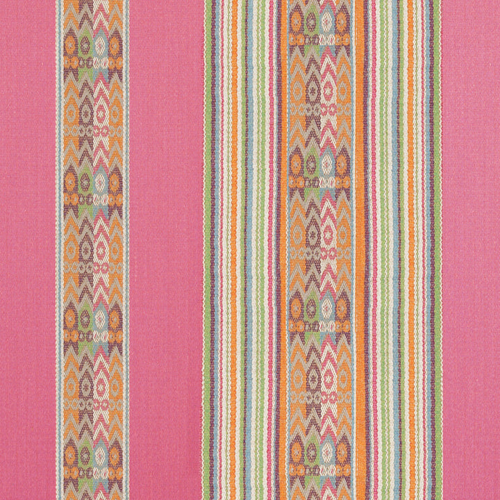 Totem Carmine by Clarke And Clarke Fabric CLARKE & CLARKE NAVAJO COTTON - 51%;VISCOSE - 34%;LINEN - 8%;POLYESTER - 7% Turkey HEAVY Horizontal: 21.46 and Vertical: 6.77 54 - Fabric Carolina -