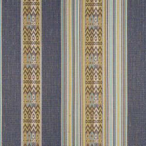 Totem Indigo by Clarke And Clarke Fabric