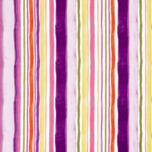 Sunrise Stripe Velvet Passion by Clarke And Clarke Fabric