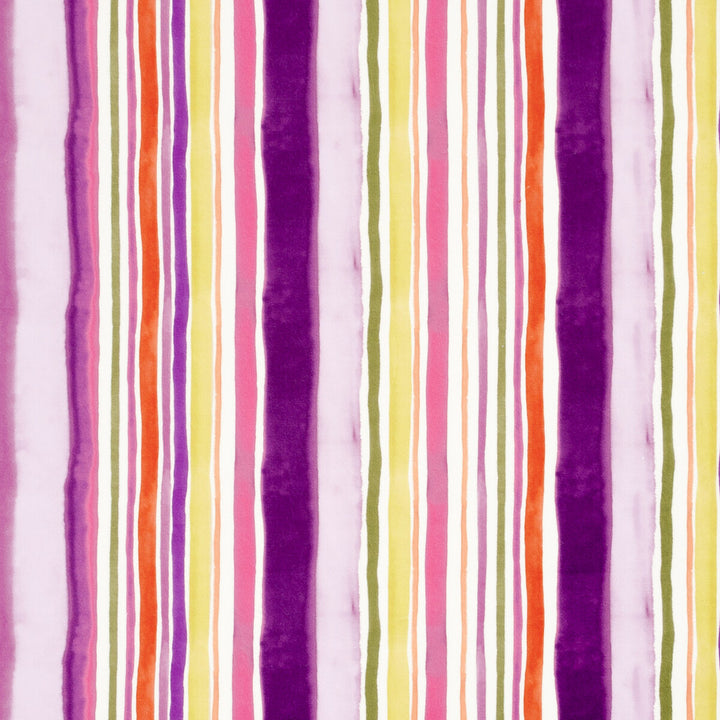 Sunrise Stripe Velvet Passion by Clarke And Clarke Fabric ARTBOOK BY KIM PARKER FOR C&C POLYESTER - 100% Spain HEAVY Horizontal: 27.56 and Vertical: 5.91 55 - Fabric Carolina -