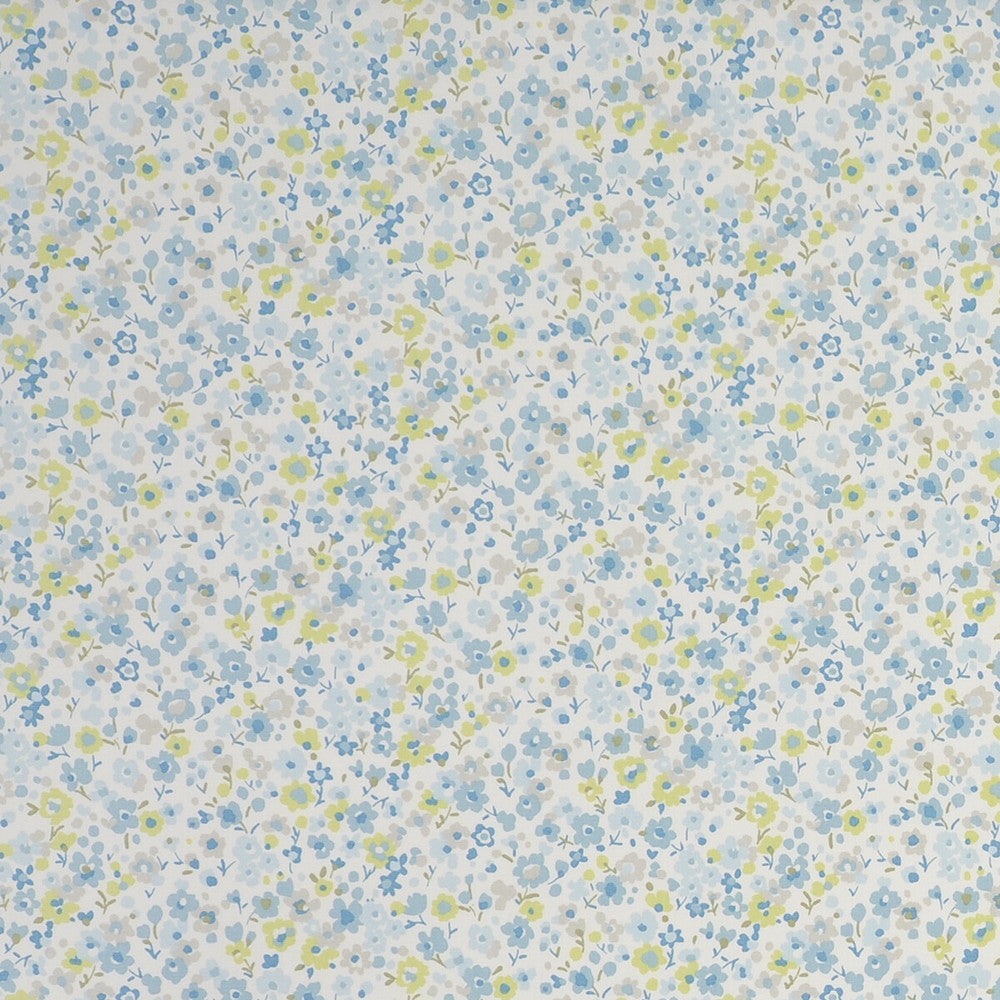 Confetti Mineral by Clarke And Clarke Fabric CLARKE & CLARKE GARDEN PARTY COTTON - 100% United Kingdom MEDIUM Horizontal: and Vertical: 55.125 - Fabric Carolina -