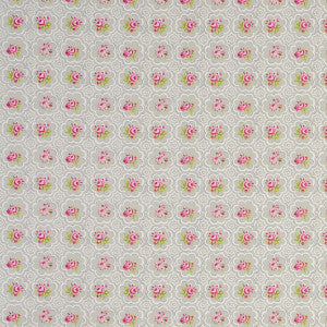 Rose Tile Tile Pebble by Clarke And Clarke Fabric