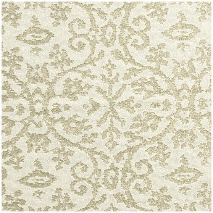 Imperiale Ivory by Clarke And Clarke Fabric CLARKE & CLARKE IMPERIALE NYLON - 35%;VISCOSE - 28%;LINEN - 26%;METAL - 11% India MEDIUM Horizontal: 9.45 and Vertical: 9.65 57 - Fabric Carolina -