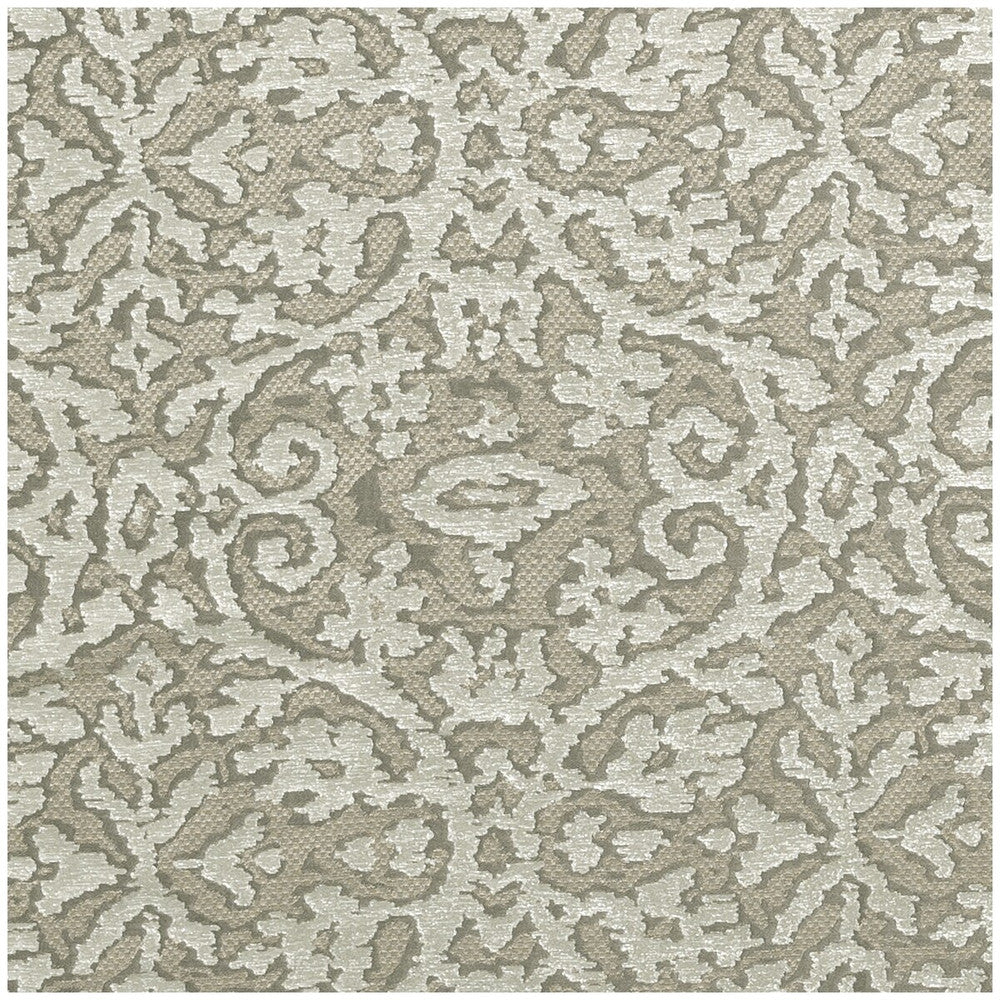 Imperiale Pebble by Clarke And Clarke Fabric CLARKE & CLARKE IMPERIALE NYLON - 35%;VISCOSE - 28%;LINEN - 26%;METAL - 11% India MEDIUM Horizontal: 9.45 and Vertical: 9.65 57 - Fabric Carolina -