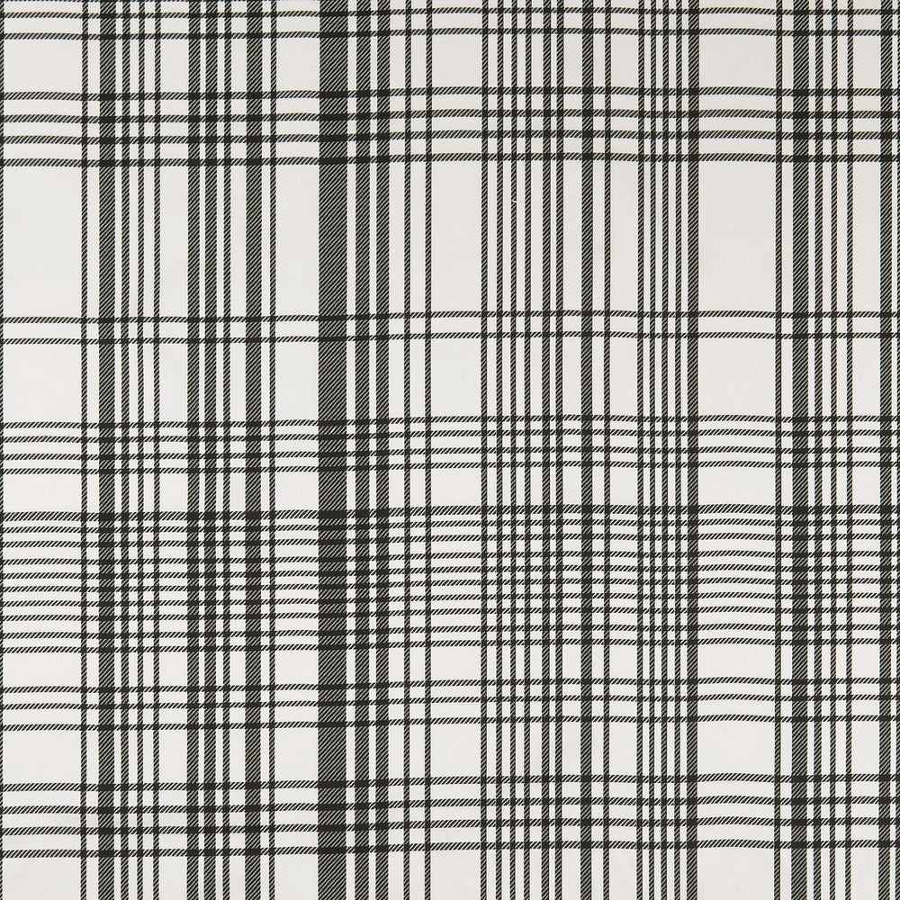 Bw1006 Black/White by Clarke And Clarke Designer Fabric CLARKE & CLARKE BLACK + WHITE COTTON - 62%;POLYESTER - 38% India MEDIUM Horizontal: 19.09 and Vertical: 19.02 55 - Swanky Fabrics -