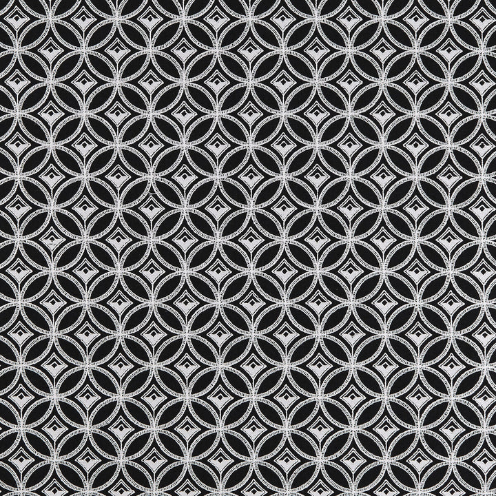 Bw1009 Black/White by Clarke And Clarke Fabric CLARKE & CLARKE BLACK + WHITE COTTON - 25%;LINEN - 25%;POLYESTER - 25%;VISCOSE - 25% India - Horizontal: 3.25 and Vertical: 3 55 - Fabric Carolina -