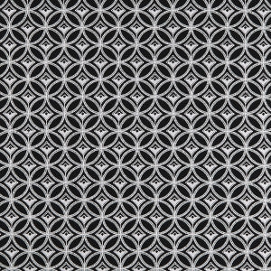 Bw1009 Black/White by Clarke And Clarke Fabric