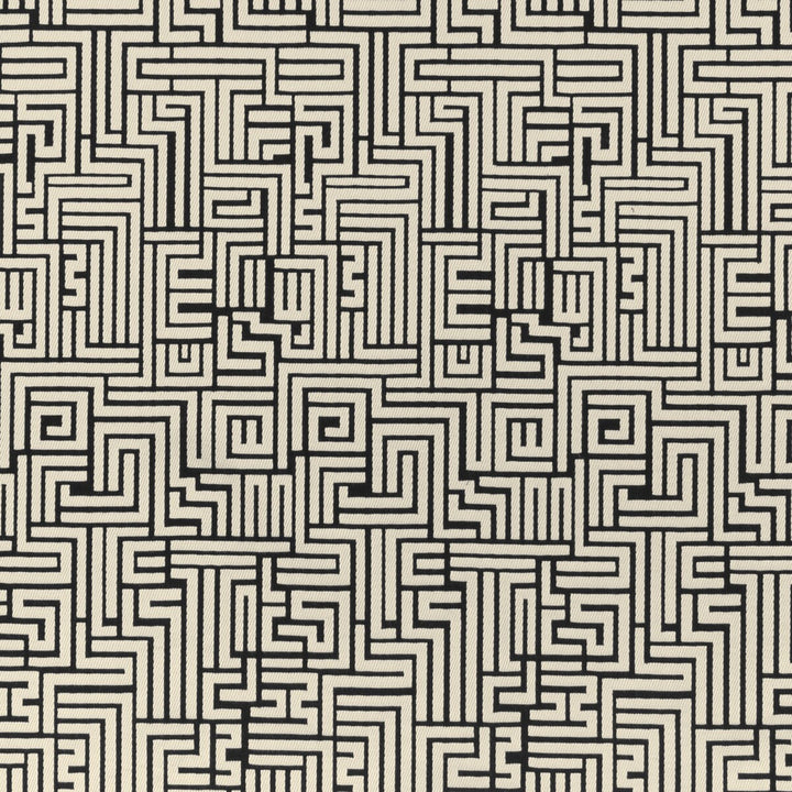 Bw1016 Black/White by Clarke And Clarke Fabric CLARKE & CLARKE BLACK + WHITE VISCOSE - 70%;COTTON - 30% Morocco MEDIUM Horizontal: 6.875 and Vertical: 25 55 - Fabric Carolina -