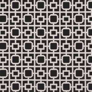 Bw1017 Black/White by Clarke And Clarke Fabric