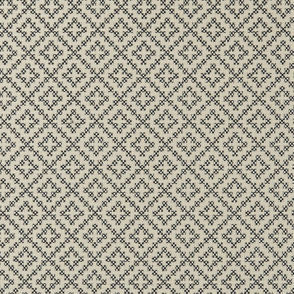 Bw1021 Black/White by Clarke And Clarke Fabric CLARKE & CLARKE BLACK + WHITE COTTON - 62%;POLYESTER - 38% Turkey MEDIUM Horizontal: 4.65 and Vertical: 2.28 55 - Fabric Carolina -