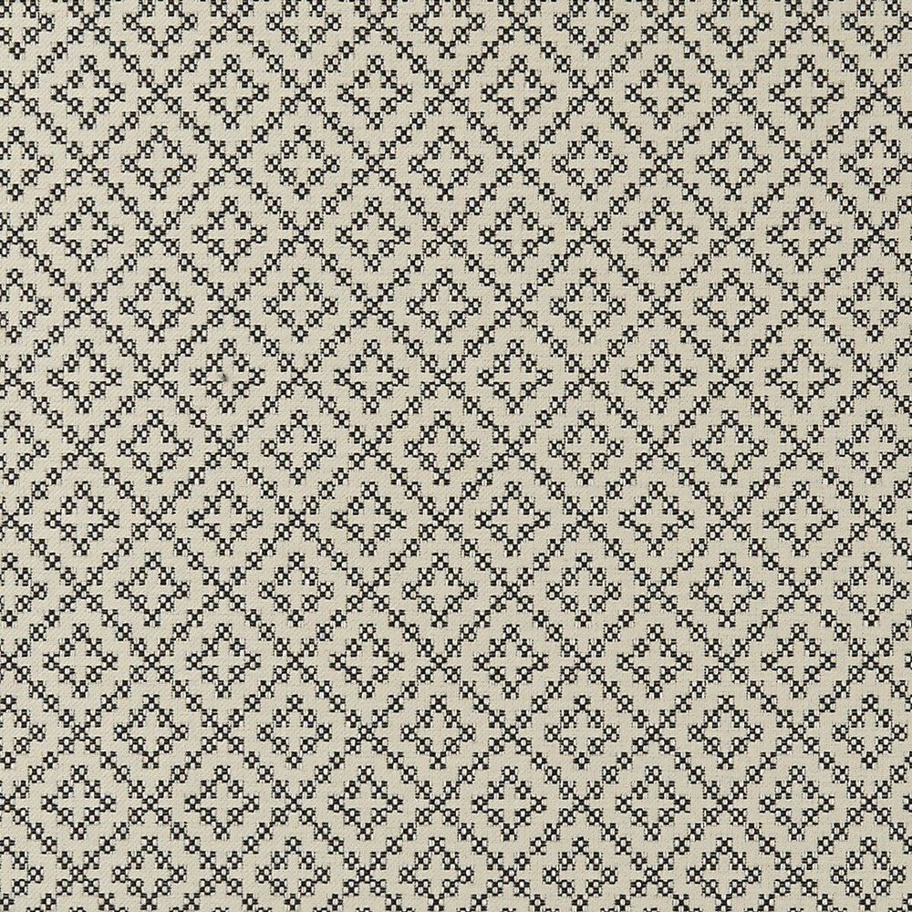 Bw1021 Black/White by Clarke And Clarke Designer Fabric CLARKE & CLARKE BLACK + WHITE COTTON - 62%;POLYESTER - 38% Turkey MEDIUM Horizontal: 4.65 and Vertical: 2.28 55 - Swanky Fabrics -