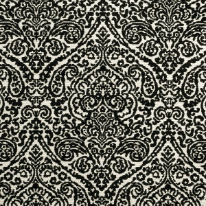 Bw1023 Black/White by Clarke And Clarke Fabric
