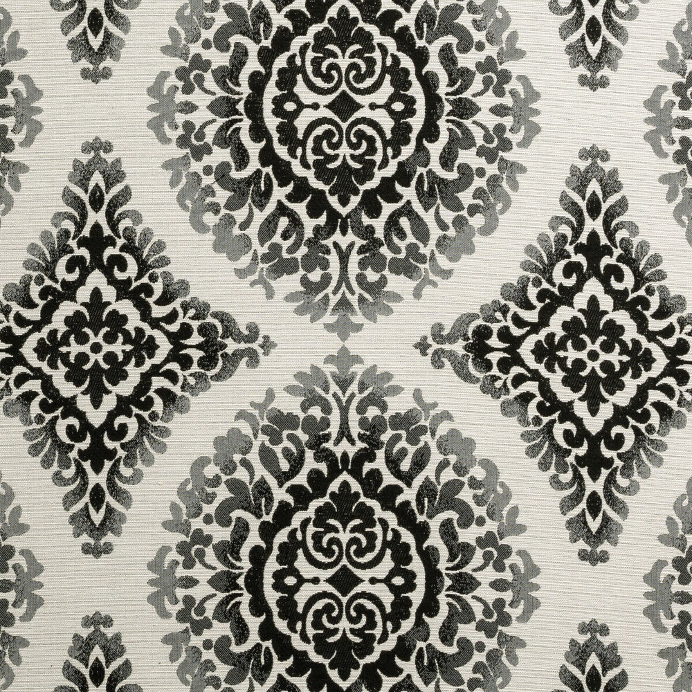 Bw1024 Black/White by Clarke And Clarke Fabric CLARKE & CLARKE BLACK + WHITE POLYESTER - 52%;COTTON - 28%;VISCOSE - 20% Turkey MEDIUM Horizontal: 13.78 and Vertical: 13.39 55 - Fabric Carolina -