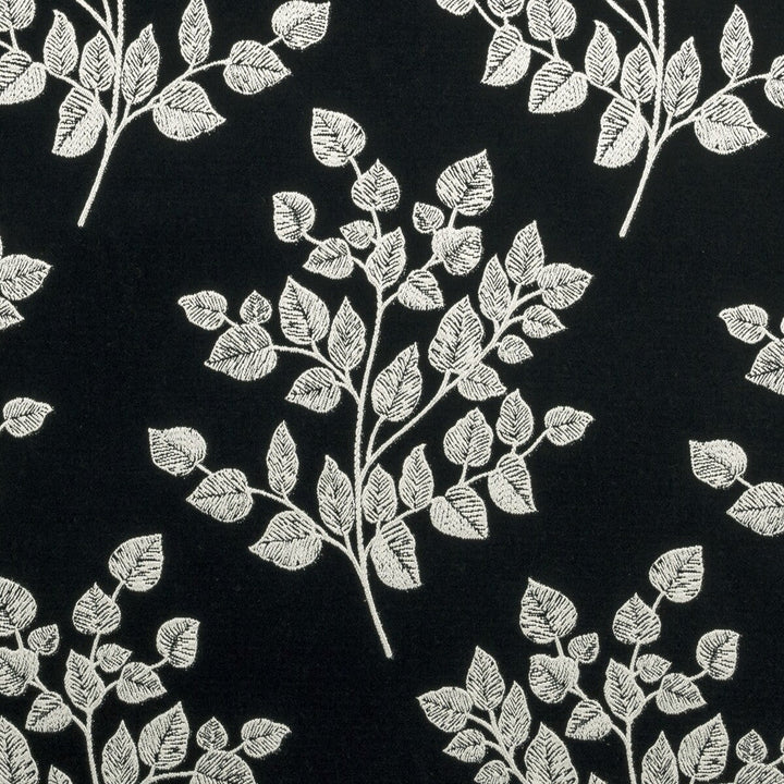 Bw1036 Black/White by Clarke And Clarke Designer Fabric CLARKE & CLARKE BLACK + WHITE VISCOSE - 67%;COTTON - 18%;POLYESTER - 15% Italy HEAVY Horizontal: 13.86 and Vertical: 24.41 55 - Swanky Fabrics -