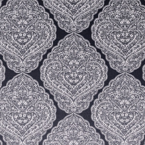 Bw1037 Black/White by Clarke And Clarke Fabric