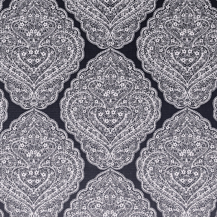 Bw1037 Black/White by Clarke And Clarke Fabric CLARKE & CLARKE BLACK + WHITE VISCOSE - 54%;COTTON - 46% Italy HEAVY Horizontal: 14.09 and Vertical: 11.61 55 - Fabric Carolina -