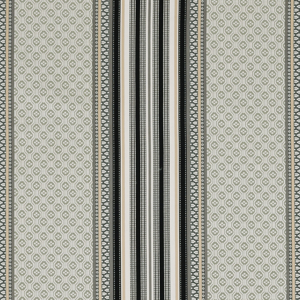 Paradiso Smoke/Ebony by Clarke And Clarke Fabric CLARKE & CLARKE CHATEAU VISCOSE - 78%;COTTON - 18%;NYLON - 4% Morocco MEDIUM Horizontal: 14.5 and Vertical: 0 55 - Fabric Carolina -