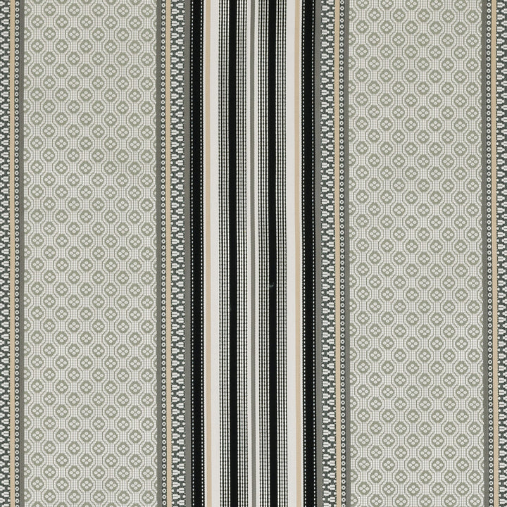 Paradiso Smoke/Ebony by Clarke And Clarke Fabric CLARKE & CLARKE CHATEAU VISCOSE - 78%;COTTON - 18%;NYLON - 4% Morocco MEDIUM Horizontal: 14.5 and Vertical: 0 55 - Fabric Carolina -