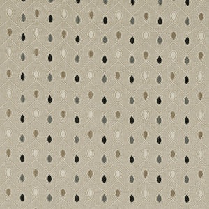 Healey Charcoal by Clarke And Clarke Fabric