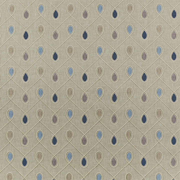Healey Denim by Clarke And Clarke Designer Fabric CLARKE & CLARKE RICHMOND POLYESTER - 52%;COTTON - 48% India - Horizontal: 6.3 and Vertical: 4.53 54 - Swanky Fabrics -