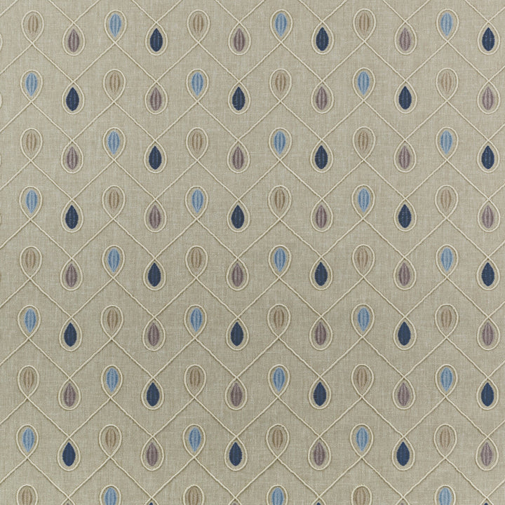 Healey Denim by Clarke And Clarke Fabric CLARKE & CLARKE RICHMOND POLYESTER - 52%;COTTON - 48% India - Horizontal: 6.3 and Vertical: 4.53 54 - Fabric Carolina -