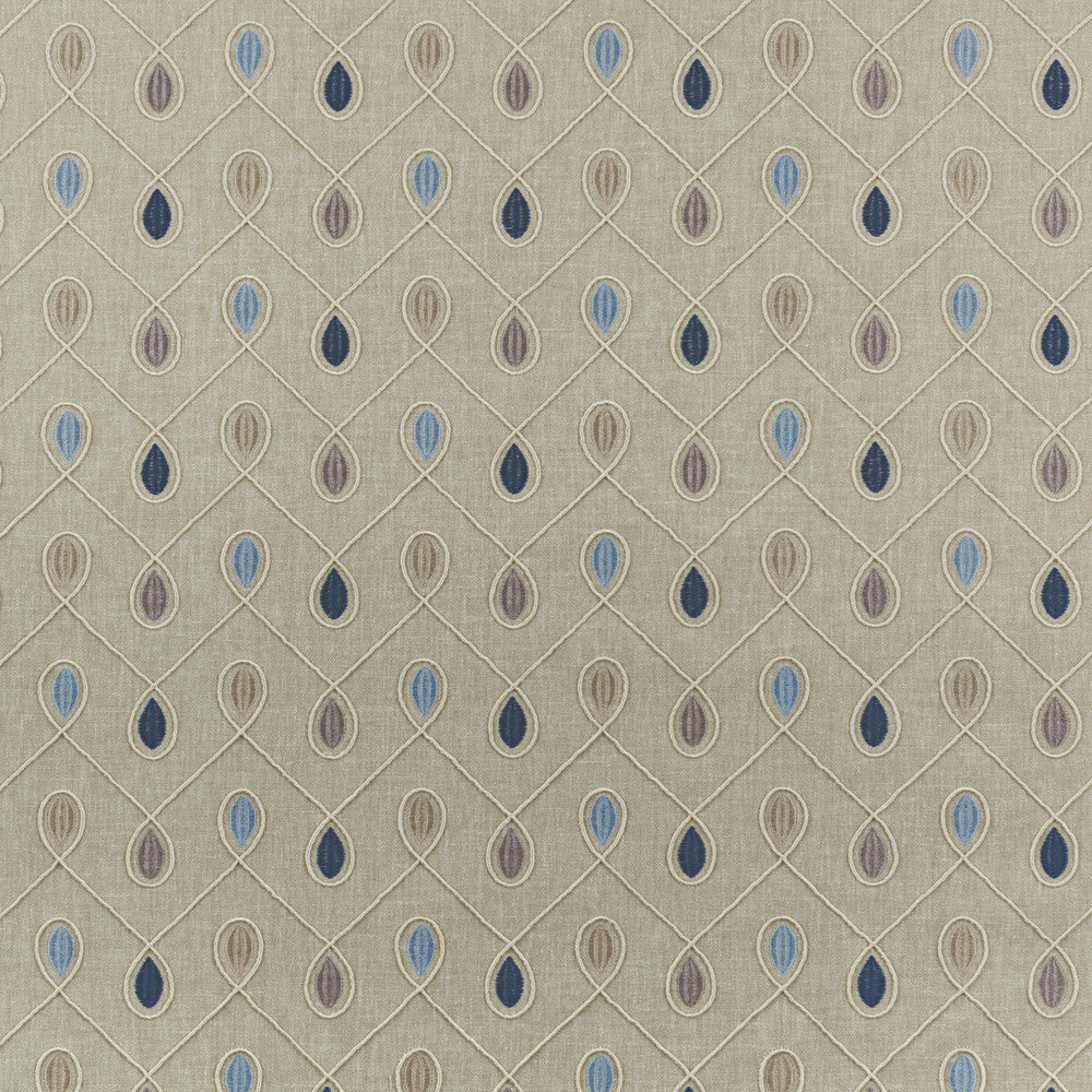 Healey Denim by Clarke And Clarke Designer Fabric CLARKE & CLARKE RICHMOND POLYESTER - 52%;COTTON - 48% India Horizontal: 6.3 and Vertical: 4.53 54 - Swanky Fabrics -