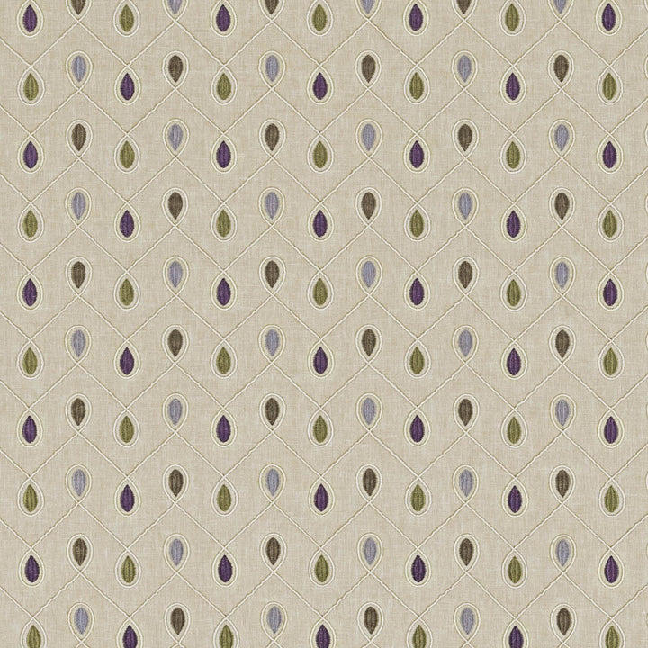 Healey Heather by Clarke And Clarke Fabric CLARKE & CLARKE RICHMOND POLYESTER - 52%;COTTON - 48% India - Horizontal: 6.3 and Vertical: 4.53 54 - Fabric Carolina -