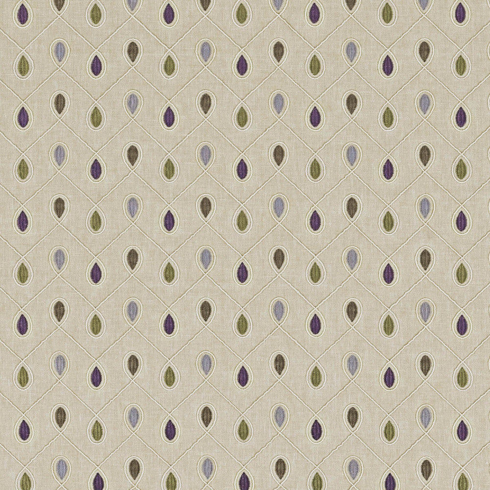 Healey Heather by Clarke And Clarke Fabric CLARKE & CLARKE RICHMOND POLYESTER - 52%;COTTON - 48% India - Horizontal: 6.3 and Vertical: 4.53 54 - Fabric Carolina -