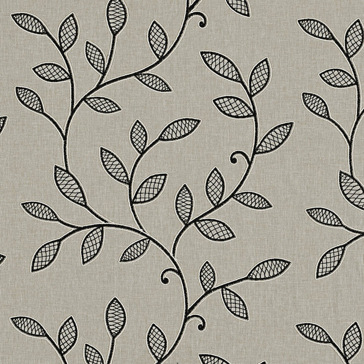 Hetton Charcoal by Clarke And Clarke Fabric CLARKE & CLARKE RICHMOND POLYESTER - 52%;COTTON - 48% India - Horizontal: 16.93 and Vertical: 18.35 54 - Fabric Carolina -
