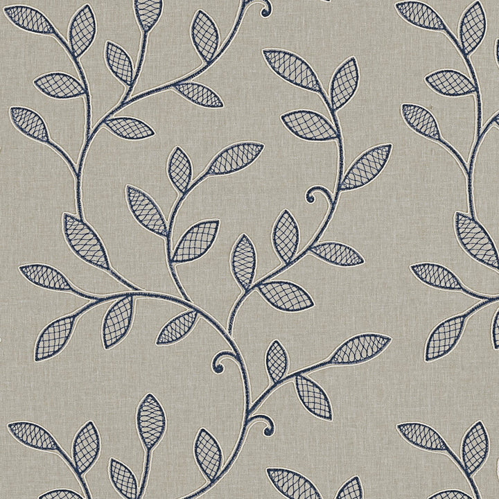 Hetton Denim by Clarke And Clarke Fabric CLARKE & CLARKE RICHMOND POLYESTER - 52%;COTTON - 48% India Horizontal: 16.93 and Vertical: 18.35 54 - Fabric Carolina -