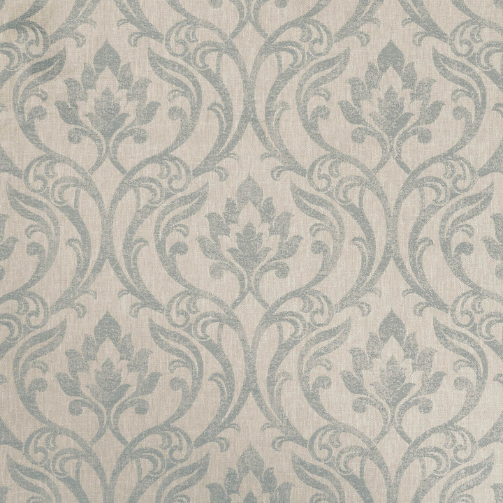 Leyburn Duckegg by Clarke And Clarke Designer Fabric CLARKE & CLARKE RICHMOND POLYESTER - 58%;COTTON - 21%;VISCOSE - 21% India MEDIUM Horizontal: 13.46 and Vertical: 12.48 54 - Swanky Fabrics -