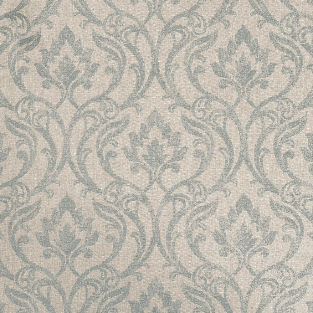 Leyburn Duckegg by Clarke And Clarke Fabric CLARKE & CLARKE RICHMOND POLYESTER - 58%;COTTON - 21%;VISCOSE - 21% India MEDIUM Horizontal: 13.46 and Vertical: 12.48 54 - Fabric Carolina -