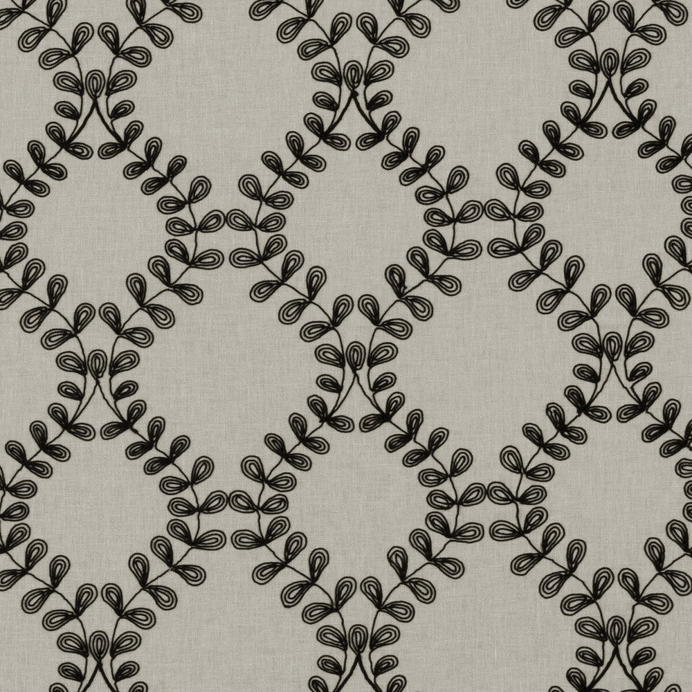 Malham Charcoal by Clarke And Clarke Fabric CLARKE & CLARKE RICHMOND POLYESTER - 52%;COTTON - 48% India Horizontal: 8.46 and Vertical: 9.06 54 - Fabric Carolina -