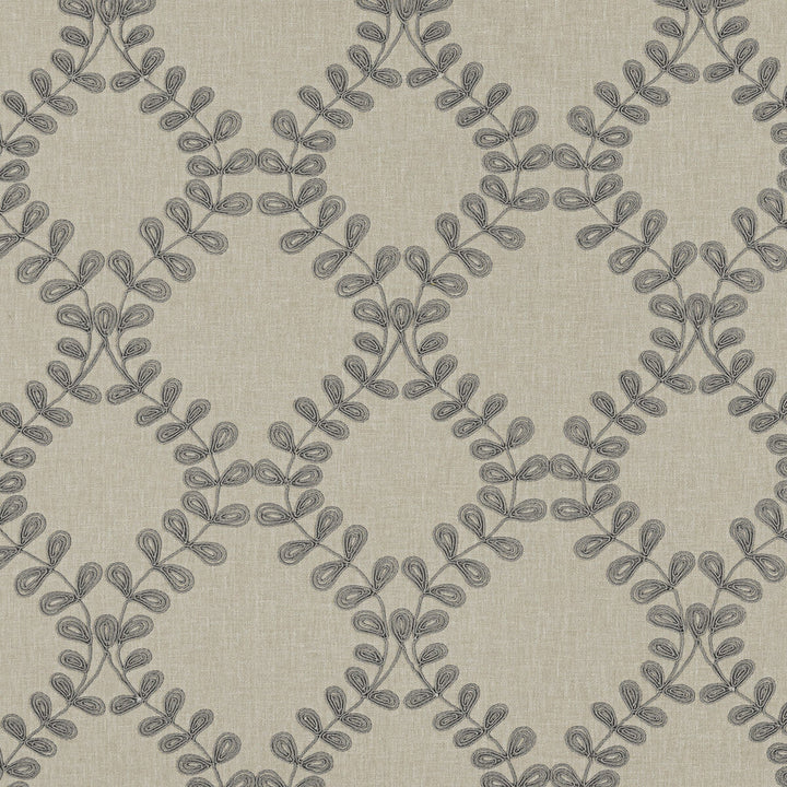 Malham Smoke by Clarke And Clarke Designer Fabric CLARKE & CLARKE RICHMOND POLYESTER - 52%;COTTON - 48% India Horizontal: 8.46 and Vertical: 9.06 54 - Swanky Fabrics -