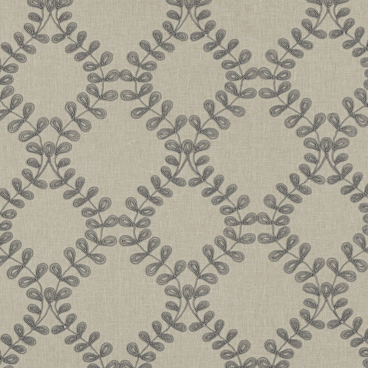Malham Smoke by Clarke And Clarke Fabric CLARKE & CLARKE RICHMOND POLYESTER - 52%;COTTON - 48% India Horizontal: 8.46 and Vertical: 9.06 54 - Fabric Carolina -