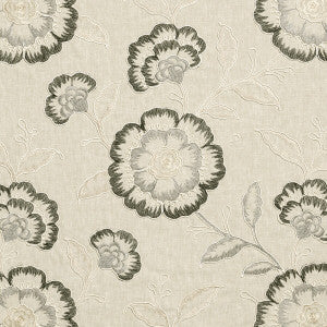 Richmond Charcoal by Clarke And Clarke Fabric