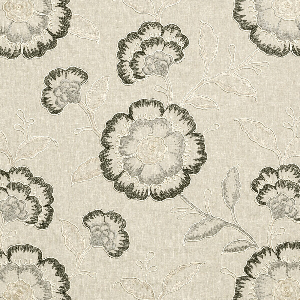 Richmond Charcoal by Clarke And Clarke Fabric Clarke And Clarke Fabric Richmond CharcoalFabric CLARKE & CLARKE RICHMOND POLYESTER - 52%;COTTON - 48% India </p><p>Repeat: H: 16.93, V: 18.9 54 - Fabric Carolina -
