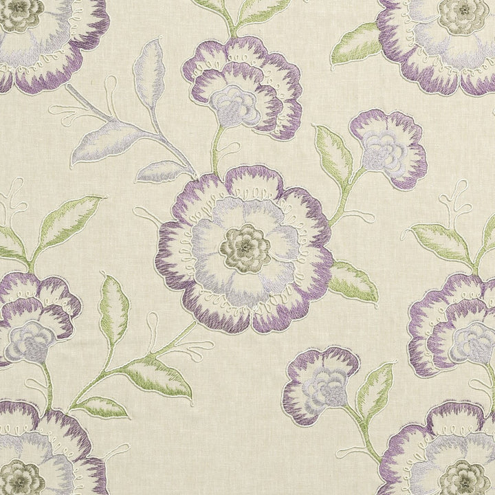 Richmond Heather by Clarke And Clarke Fabric CLARKE & CLARKE RICHMOND POLYESTER - 52%;COTTON - 48% India - Horizontal: 16.93 and Vertical: 18.9 54 - Fabric Carolina -