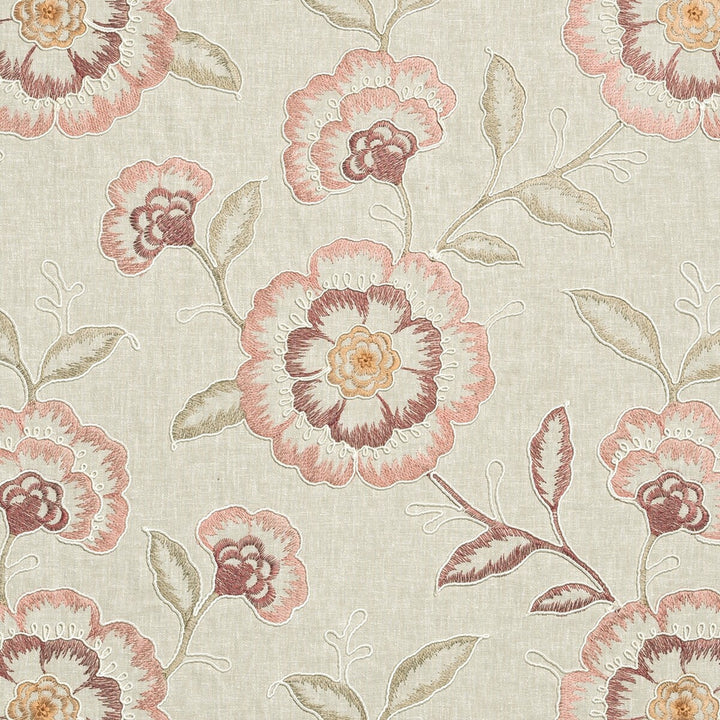 Richmond Spice by Clarke And Clarke Fabric CLARKE & CLARKE RICHMOND POLYESTER - 52%;COTTON - 48% India Horizontal: 16.93 and Vertical: 18.9 54 - Fabric Carolina -