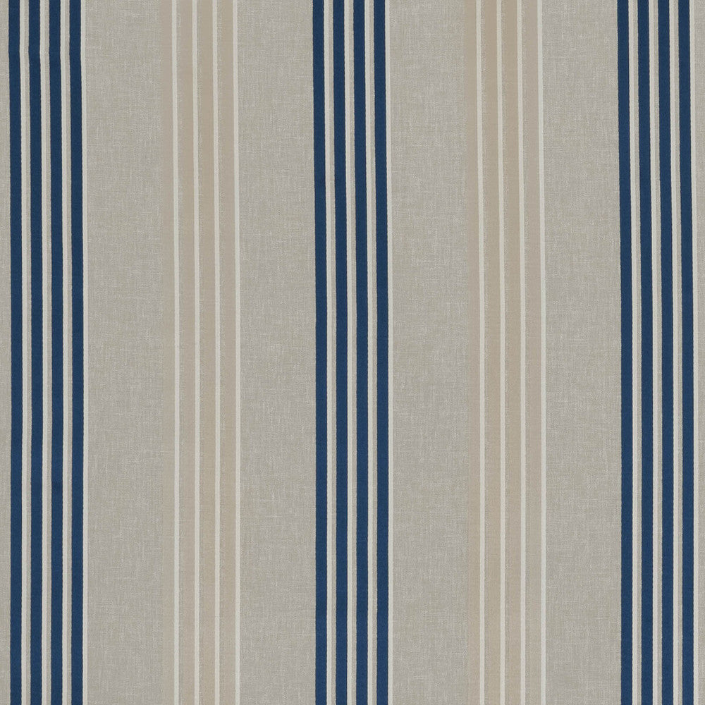Wensley Denim by Clarke And Clarke Designer Fabric CLARKE & CLARKE RICHMOND POLYESTER - 77%;COTTON - 23% India MEDIUM Horizontal: 9.33 and Vertical: 0 54 - Swanky Fabrics -