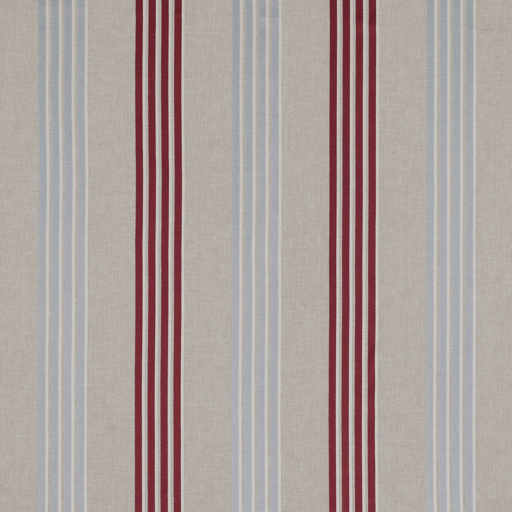 Wensley Raspberry/Duckegg by Clarke And Clarke Fabric CLARKE & CLARKE RICHMOND POLYESTER - 77%;COTTON - 23% India MEDIUM Horizontal: 9.33 and Vertical: 0 54 - Fabric Carolina -