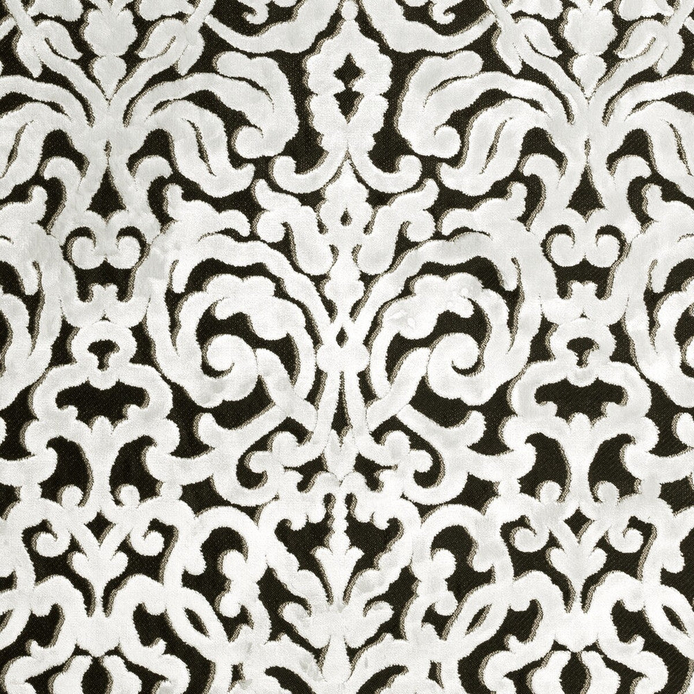 Bw1043 Black/White by Clarke And Clarke Fabric CLARKE & CLARKE BLACK + WHITE VISCOSE - 87%;POLYESTER - 13% Italy MEDIUM Horizontal: 13.78 and Vertical: 21.46 54 - Fabric Carolina -