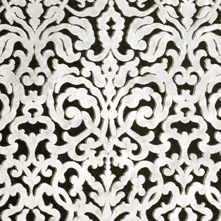 Bw1043 Black/White by Clarke And Clarke Fabric CLARKE & CLARKE BLACK + WHITE VISCOSE - 87%;POLYESTER - 13% Italy MEDIUM Horizontal: 13.78 and Vertical: 21.46 54 - Fabric Carolina -