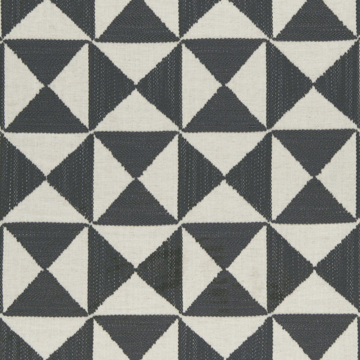 Adisa Charcoal by Clarke And Clarke Designer Fabric CLARKE & CLARKE AMARA VISCOSE - 70%;LINEN - 30% India Horizontal: 8.86 and Vertical: 9.25 55 - Swanky Fabrics -