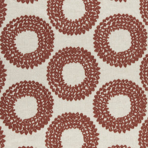 Dashiki Cinnabar by Clarke And Clarke Fabric